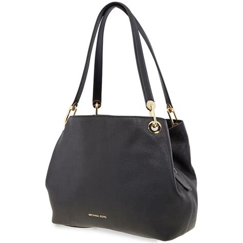 michael kors 30h6grxe3l|Raven Large Leather Shoulder Bag .